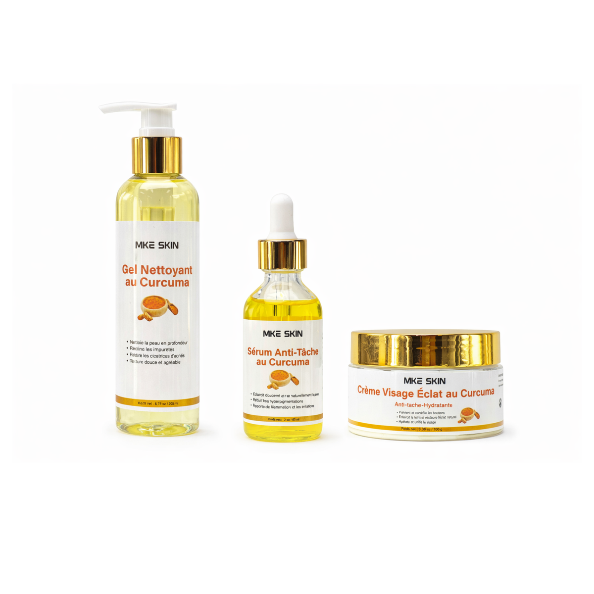 Routine Visage Éclat au Curcuma – MKE SKIN
