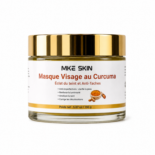 Masque Visage au Curcuma + Pinceau Applicateur OFFERT